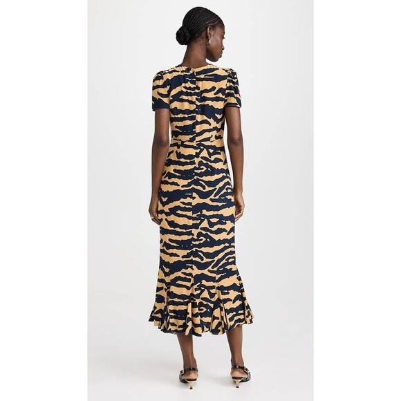 Rhode Lulani Midi Dress in Tigre Grande 2 - Picture 4 of 4